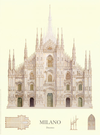 Milano, Duomo by Libero Patrignani Pricing Limited Edition Print image