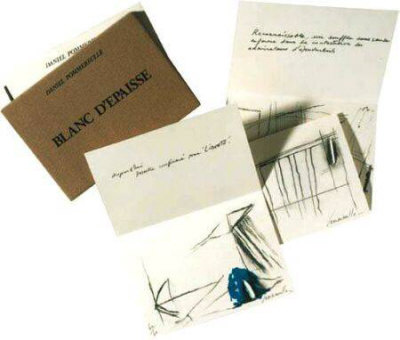 Blanc D'epaisse (Portfolio Avec 15 Dessins) by Daniel Pommereulle Pricing Limited Edition Print image