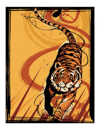 Tiger by Martin French Pricing Limited Edition Print image