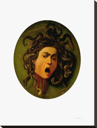 Medusa, Painted On A Leather Jousting Shield, Circa 1596-98 by Caravaggio Pricing Limited Edition Print image