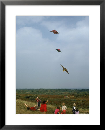 Children And Families Flying Kites In Nantucket, August 1974 by Alfred Eisenstaedt Pricing Limited Edition Print image
