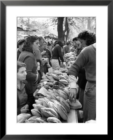 Illegal White Bread For Sale In Black Market by Alfred Eisenstaedt Pricing Limited Edition Print image