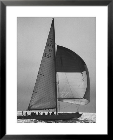 The Pattie Bounding For Home After The Trials For The America's Cup by George Silk Pricing Limited Edition Print image