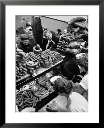 Polish Sausage Store Customers Have 60 Varieties From Which To Choose by John Dominis Pricing Limited Edition Print image