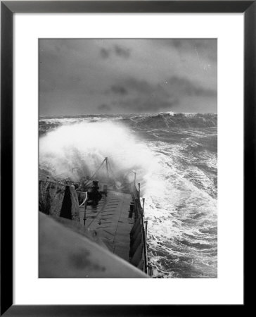 Ex Us Destroyer Reaching Open Sea Where Atlantic Took On Its Normal Winter Grayness by Hans Wild Pricing Limited Edition Print image