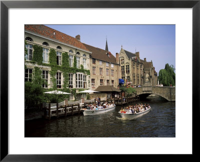 Boat Trips Along The Canals, Bruges, Belgium by Roy Rainford Pricing Limited Edition Print image