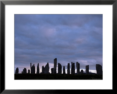 Standing Stones Of Callanish, Isle Of Lewis, Outer Hebrides, Scotland, United Kingdom by Tony Waltham Pricing Limited Edition Print image