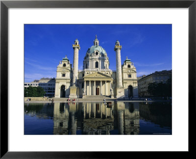 Karlskirche, Vienna, Austria, Europe by Hans Peter Merten Pricing Limited Edition Print image
