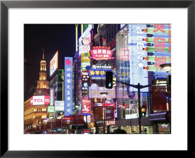 Nanjing Road At Night, Shanghai, China, Asia by Angelo Cavalli Pricing Limited Edition Print image