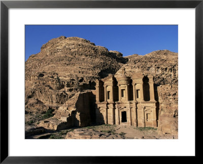 El Deir (Ed Deir) (Monastery), Nabatean Archaeological Site, Petra, Jordan, Middle East by Bruno Morandi Pricing Limited Edition Print image