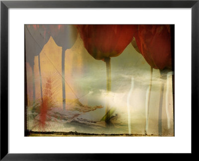 Barren Field And Red Tulips by Mia Friedrich Pricing Limited Edition Print image