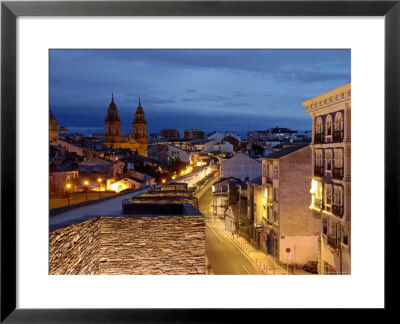 Roman Walls And Cathedral, Lugo, Galicia, Spain by Alan Copson Pricing Limited Edition Print image