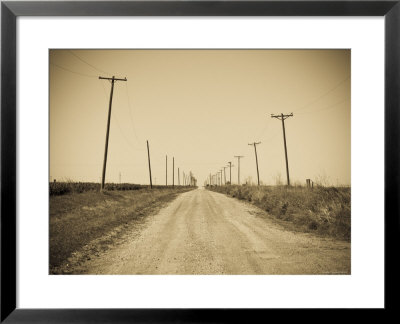 Usa, Texas, Route 66, Abandoned Town Of Jericho by Alan Copson Pricing Limited Edition Print image