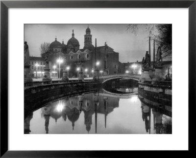 Night View Of The Basilica Of Sant'antonio, Also Known As The Basilica Del Santo, In Padua by A. Villani Pricing Limited Edition Print image