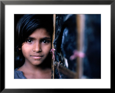 Girl In Bengali Basti, Delhi, India by Daniel Boag Pricing Limited Edition Print image