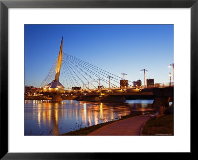 Esplanade Riel Bridge Over The Red River by Richard Cummins Pricing Limited Edition Print image