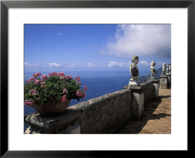 Belvedere Of Infinity At The Villa Cimbrone On The Amalfi Coast In Ravello, Italy by Richard Nowitz Pricing Limited Edition Print image