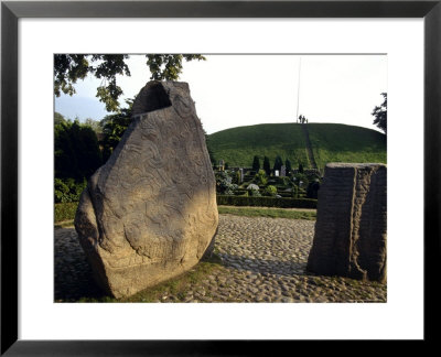 Denmark, Jellinge: The Jellinge Runestone, Set By Harald Bluetooth by Brimberg & Coulson Pricing Limited Edition Print image
