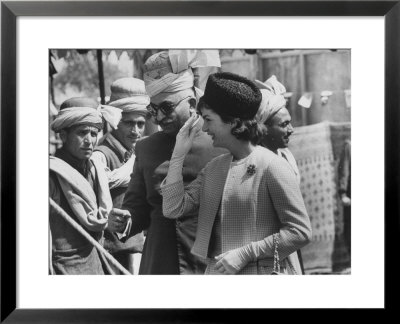 Mrs. John F. Kennedy During Her Tour Of Pakistan by Art Rickerby Pricing Limited Edition Print image