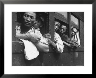 Discharged Japanese Soldiers Take Advantage Of Free Transportation After Wwii In Hiroshima, Japan by Wayne Miller Pricing Limited Edition Print image