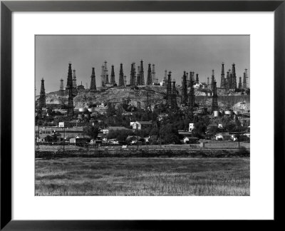 Oil Wells On Signal Hill, California. 1947 by Andreas Feininger Pricing Limited Edition Print image