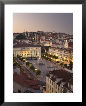 Praca Do Pedro Iv Square, Lisbon, Portugal by Demetrio Carrasco Pricing Limited Edition Print image