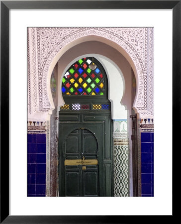 Door In The Souks In The Medina, Marrakesh, Morroco, North Africa, Africa by De Mann Jean-Pierre Pricing Limited Edition Print image