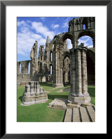 Ruins Of Whitby Abbey, Founded By St. Hilda In 657Ad, Whitby, Yorkshire, England by Robert Francis Pricing Limited Edition Print image