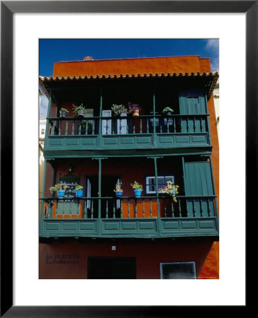 Casa De Los Balcones (Typical Canarian House With Balcony), Santa Cruz De La Palma, La Palma, Spain by Marco Simoni Pricing Limited Edition Print image