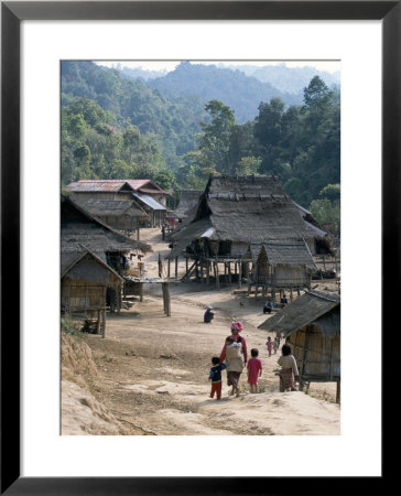 Nam Ded Mai Akha Village, Maung Sing, Laos, Indochina, Southeast Asia by Jane Sweeney Pricing Limited Edition Print image