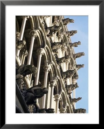 Facade With False Gargoyles, Eglise Notre-Dame, Dijon, Burgundy, France by Adam Woolfitt Pricing Limited Edition Print image