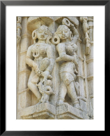 Ranakpur Jain Temple With Carving Between Ghanerao And Udaipur, Rajasthan, India by Keren Su Pricing Limited Edition Print image