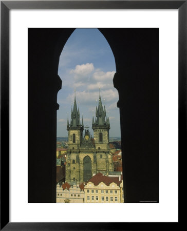View Of Tyn Church In Old Town Square, Prague, Czech Republic by Steve Satushek Pricing Limited Edition Print image
