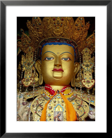 Buddha Statue, Xiaozhao Temple, Lhasa, Tibet by Gavin Hellier Pricing Limited Edition Print image