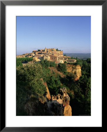 Village At Sunrise, Roussillon, Vaucluse, Cote D'azur, Provence, France, Europe by Ruth Tomlinson Pricing Limited Edition Print image