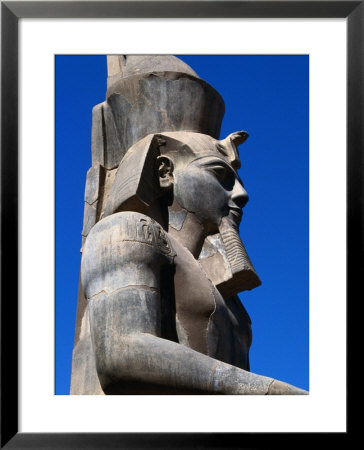 Colossi To Thutmose Ii At Temple Of Luxor, Luxor, Egypt by Wayne Walton Pricing Limited Edition Print image
