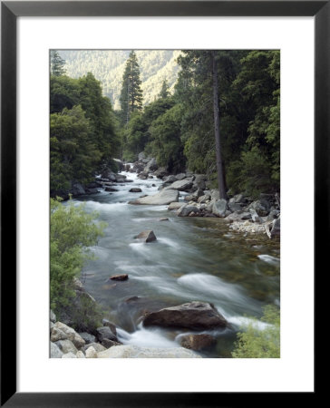 Water Flowing In The South Fork Kings River, Kings Canyon National Park, California by Rich Reid Pricing Limited Edition Print image