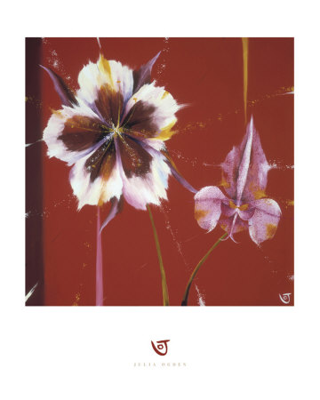 Columbine And Orchid by Julia Ogden Pricing Limited Edition Print image
