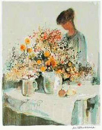 Vases De Fleurs by Michel Jouenne Pricing Limited Edition Print image