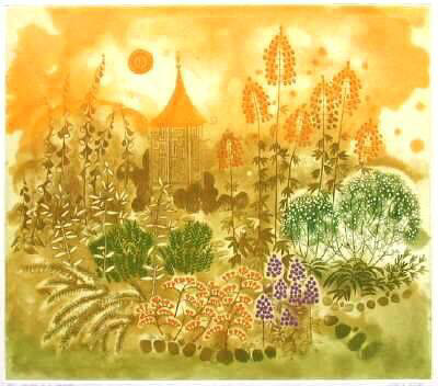 Jardin A La Pagode by Anne Walker Pricing Limited Edition Print image