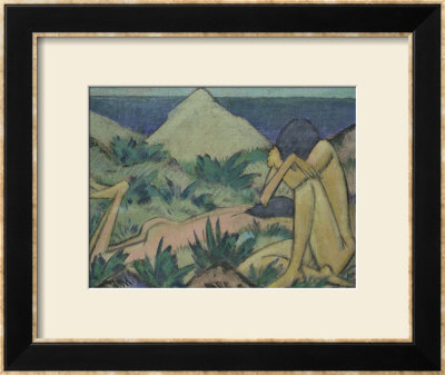 Nudes In Dunes, Circa 1919-20 by Otto Mueller Pricing Limited Edition Print image
