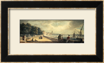 View Of The City From The Terrace Of Somerset House by Paul Sandby Pricing Limited Edition Print image