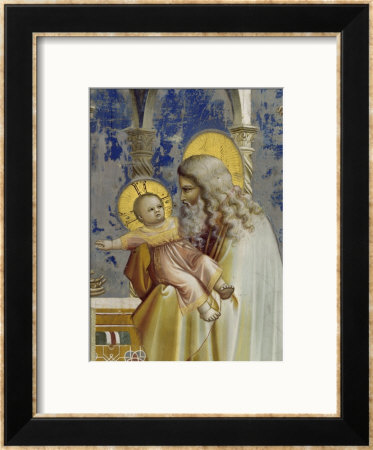 Presentation At The Temple, Detail by Giotto Di Bondone Pricing Limited Edition Print image
