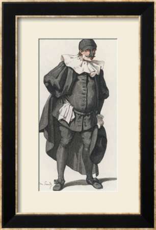 A Character From Le Maistre Descole by Maurice Sand Pricing Limited Edition Print image