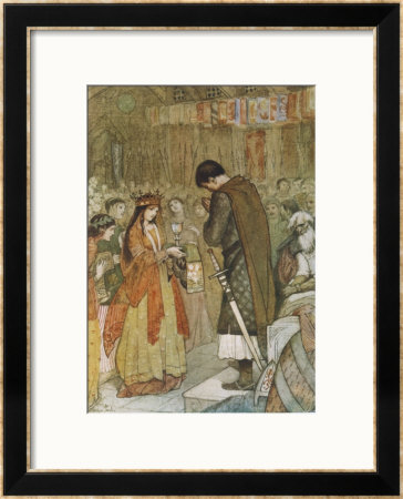Parsifal (Parzival) Prays For Guidance by Evelyn Paul Pricing Limited Edition Print image