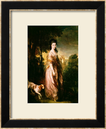 Portrait Of Mrs. Lowndes-Stone Circa 1775 by Thomas Gainsborough Pricing Limited Edition Print image