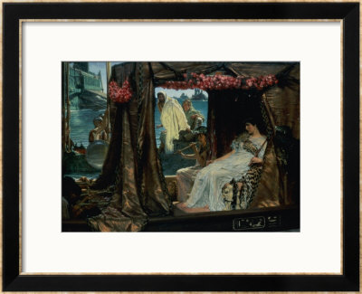 Anthony And Cleopatra, 1883 by Sir Lawrence Alma-Tadema Pricing Limited Edition Print image