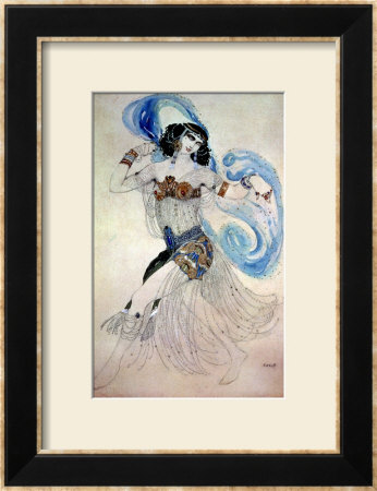 Costume Design For Salome In Dance Of The Seven Veils, 1908 by Leon Bakst Pricing Limited Edition Print image