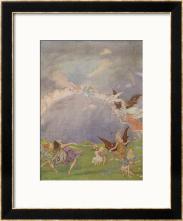 Fairies In Flight by Florence Anderson Pricing Limited Edition Print image