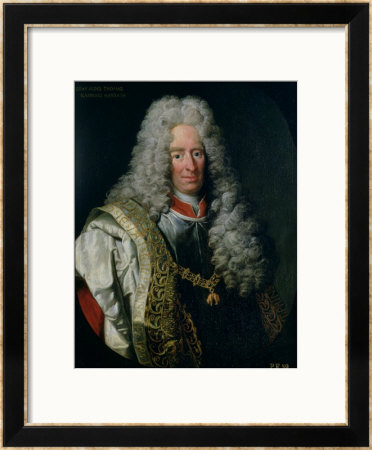 Count Alois Thomas Raimund Von Harrach, Viceroy Of Naples (1669-1742) by Johann Gottfried Auerbach Pricing Limited Edition Print image